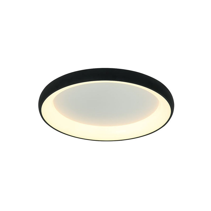 Plafonnier ZAMBELIS D800 55W DESIGN Noir Sable 2056
