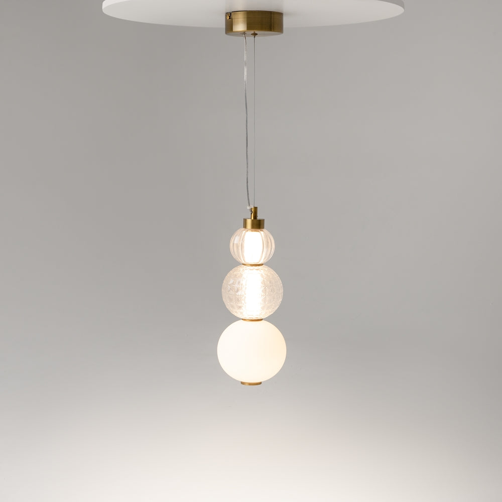 Collar Suspension luminaire doré