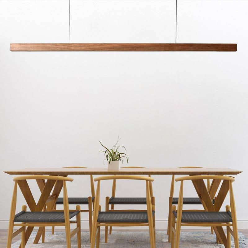 Dark wood pendant light | Noka