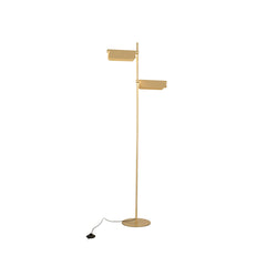 Lampe Sur Pied ZAMBELIS 12W Dimmable DESIGN Or Brosse 25194