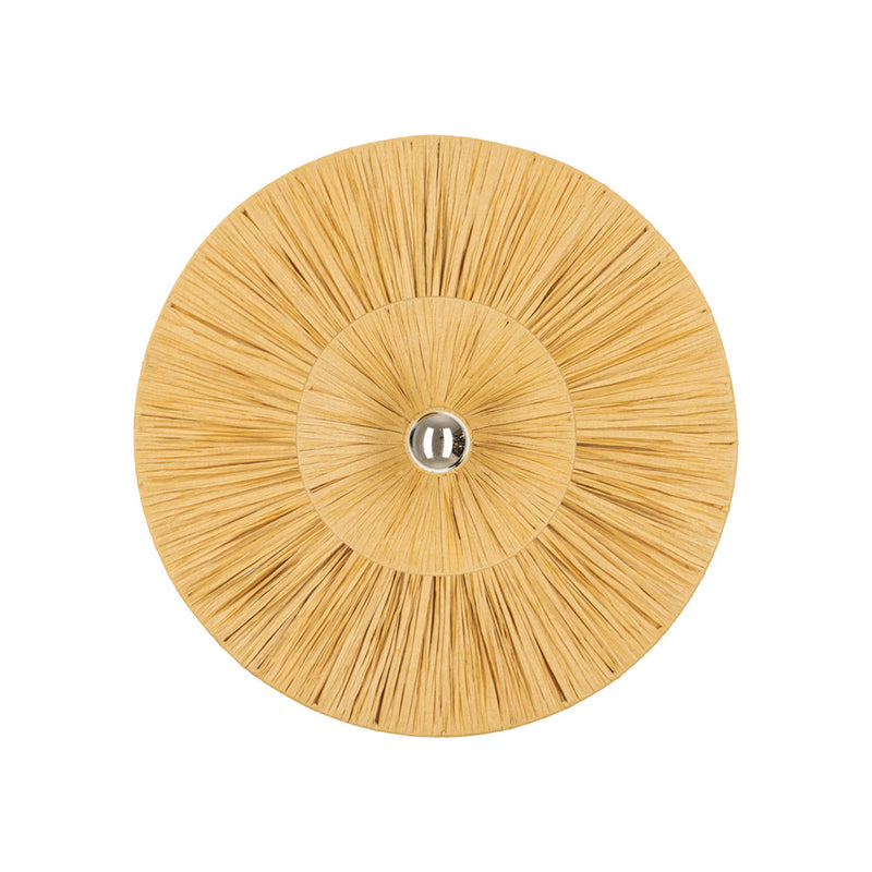 Applique Murale ZAMBELIS D500 E27 DESIGN Rotin Sans Source 25332