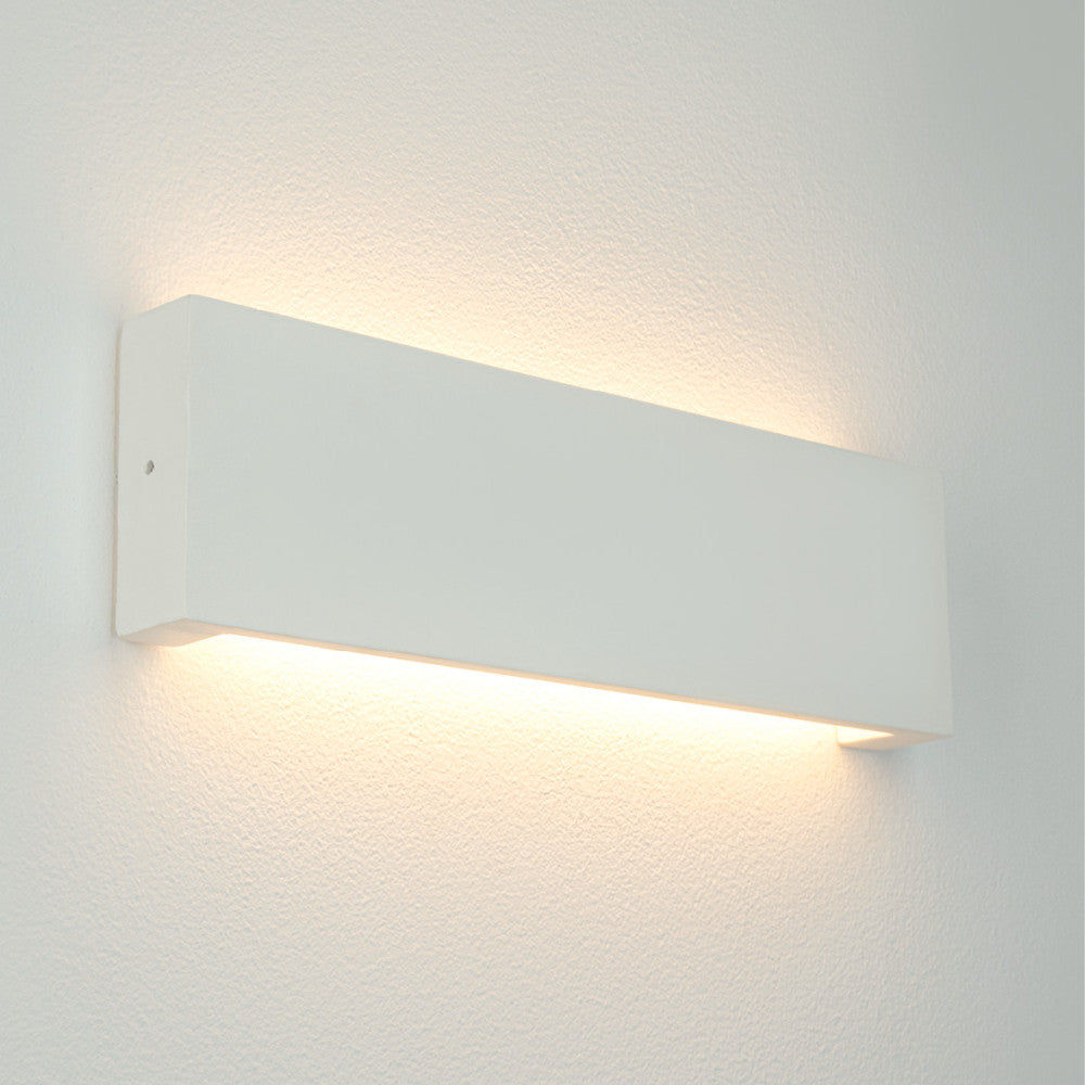 Applique Murale ZAMBELIS 8W Direct/Indirect DESIGN Blanc Platre 25380
