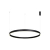 Suspension ZAMBELIS D1000 88W Dimmable Direct/Indirect DESIGN Noir Sable 25371