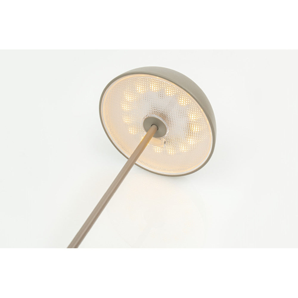Lampe sur Table Exterieur ZAMBELIS Tactile D130 2W Dimmable IP44 DESIGN Taupe Sable E487