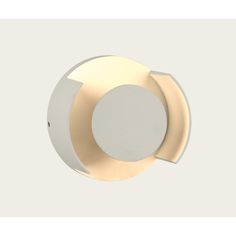 Applique Exterieure ZAMBELIS D110 G9 IP65 DESIGN Blanc Sans Source E439