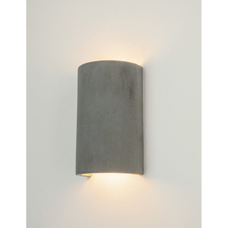 Applique Murale ZAMBELIS 2xG9 Direct/Indirect DESIGN Beton Sans Source 25384
