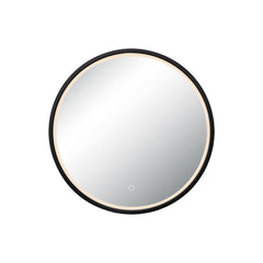 Miroir ZAMBELIS Tactile D600 15W CCT Dimmable IP44 DESIGN Noir Mat 25388