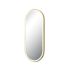 Miroir ZAMBELIS Tactile 18W CCT Dimmable IP44 DESIGN Or Anodise 25386