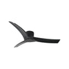 Ventilateur ZAMBELIS D1328 avec Telecommande et Interrupteur DESIGN Noir Mat 25395