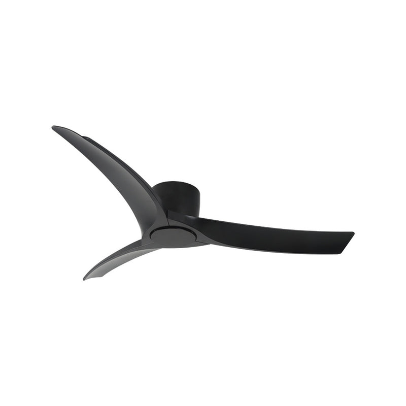 Ventilateur ZAMBELIS D1328 avec Telecommande et Interrupteur DESIGN Noir Mat 25395