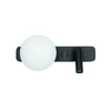 Applique Murale ZAMBELIS Lecture 3W + G9 Interrupteur DESIGN Noir Mat 25326