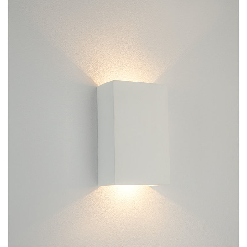 Applique Murale ZAMBELIS 5W Direct/Indirect DESIGN Blanc Platre 25379