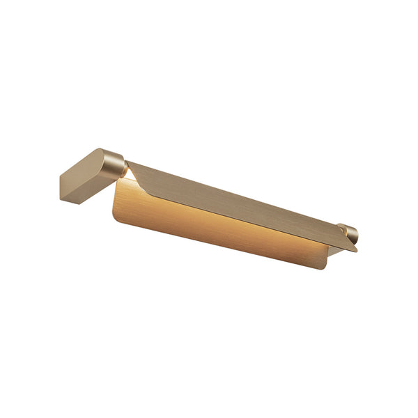 Applique Murale ZAMBELIS Lecture 8W DESIGN Or Brosse 25192