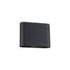Applique Exterieure ZAMBELIS 6W CCT Direct/Indirect IP65 DESIGN Noir Sable E433
