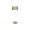 Lampe sur Table Exterieur ZAMBELIS Tactile D86 2W CCT Dimmable IP44 DESIGN Vert Sable E490
