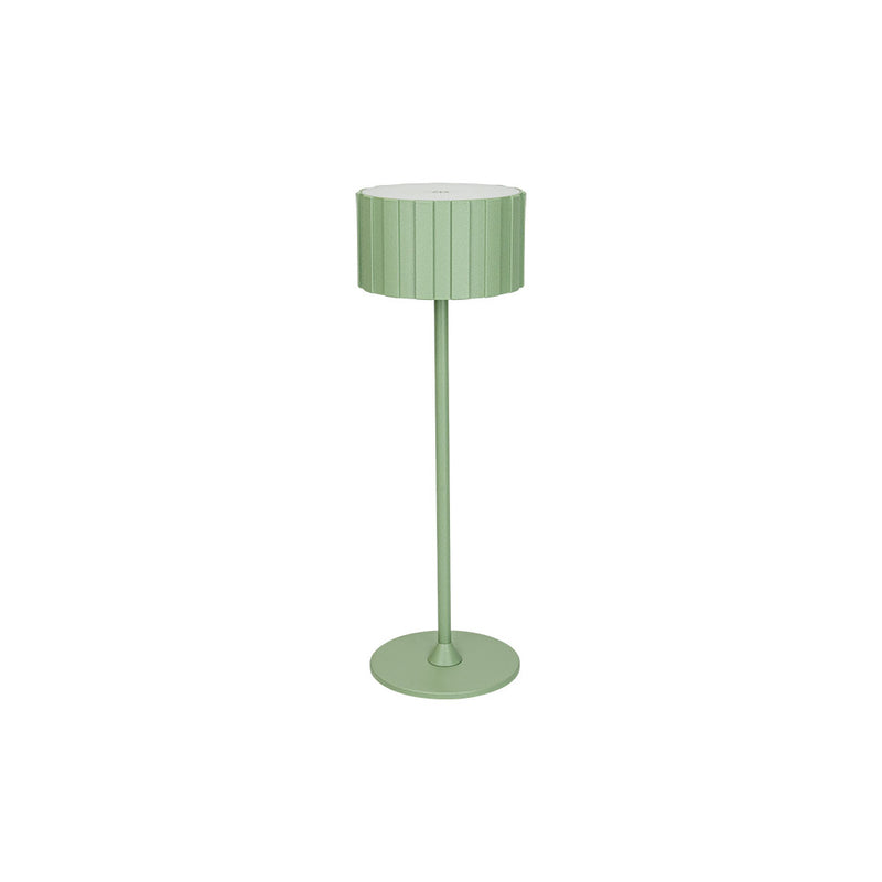 Lampe sur Table Exterieur ZAMBELIS Tactile D86 2W CCT Dimmable IP44 DESIGN Vert Sable E490