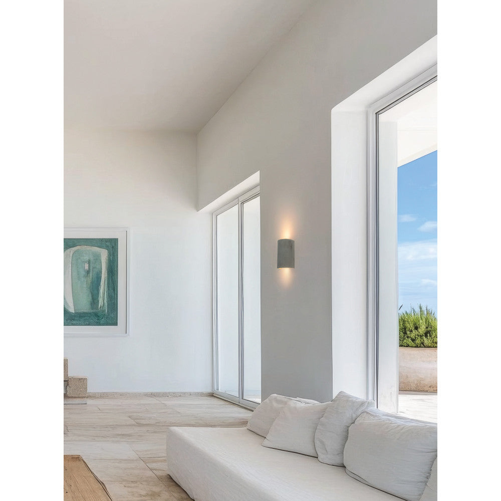 Applique Murale ZAMBELIS 2xG9 Direct/Indirect DESIGN Beton Sans Source 25384