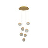 Suspension ZAMBELIS D430 52W Dimmable DESIGN Or Mat 25325