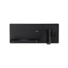 Applique Murale ZAMBELIS Droite 3W+6W Direct/Indirect 3-en-1 DESIGN Noir Mat 25184
