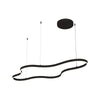 Suspension ZAMBELIS 95W Dimmable DESIGN Noir Sable 25415