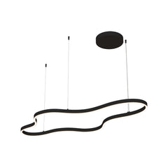 Suspension ZAMBELIS 95W Dimmable DESIGN Noir Sable 25415