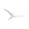 Ventilateur ZAMBELIS D1328 avec Telecommande et Interrupteur DESIGN Blanc Mat 25396