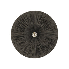 Applique Murale ZAMBELIS D500 E27 DESIGN Rotin Noir Sans Source 25333