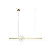 Suspension ZAMBELIS 20W Dimmable DESIGN Verre et Or 25426