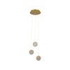 Suspension ZAMBELIS D330 25W Dimmable DESIGN Or Mat 25324