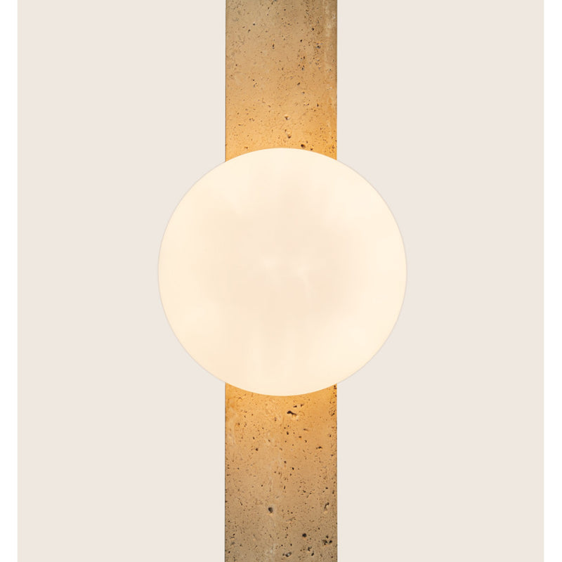 Applique Murale ZAMBELIS G9 DESIGN Pierre Naturelle Sans Source 25315