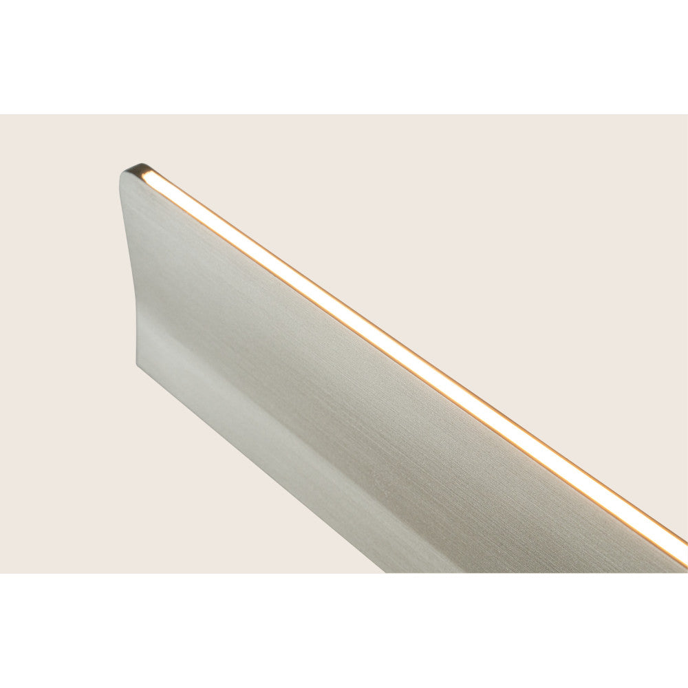 Suspension ZAMBELIS 40W Direct/Indirect Dimmable DESIGN Gris Brosse 25195