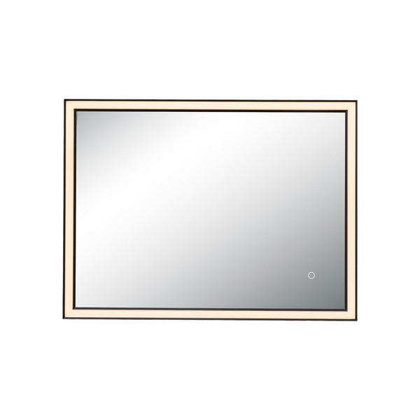 Miroir ZAMBELIS Tactile 23W CCT Dimmable IP44 DESIGN Noir Mat 25392