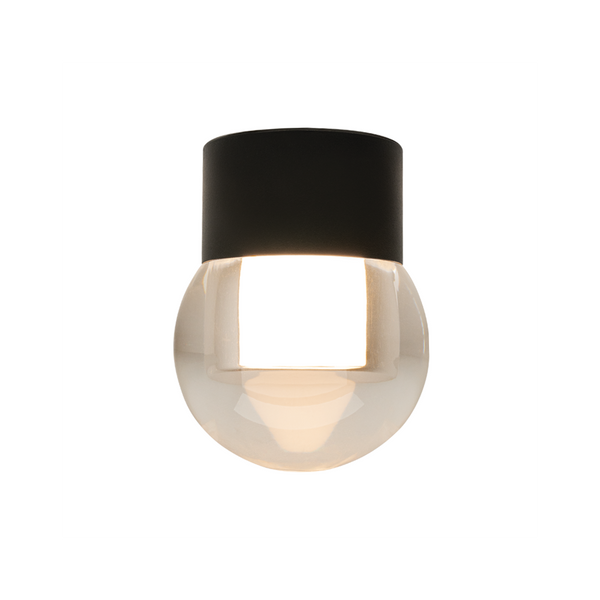Plafonnier ZAMBELIS D100 6W DESIGN Noir Sable 25306