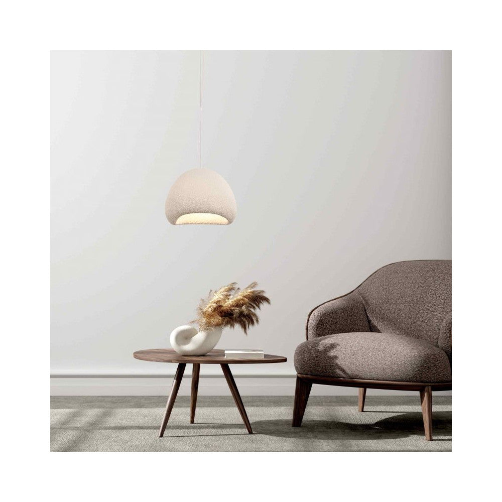 Suspension ZAMBELIS D300 E27 DESIGN Blanc Sans Source 23160