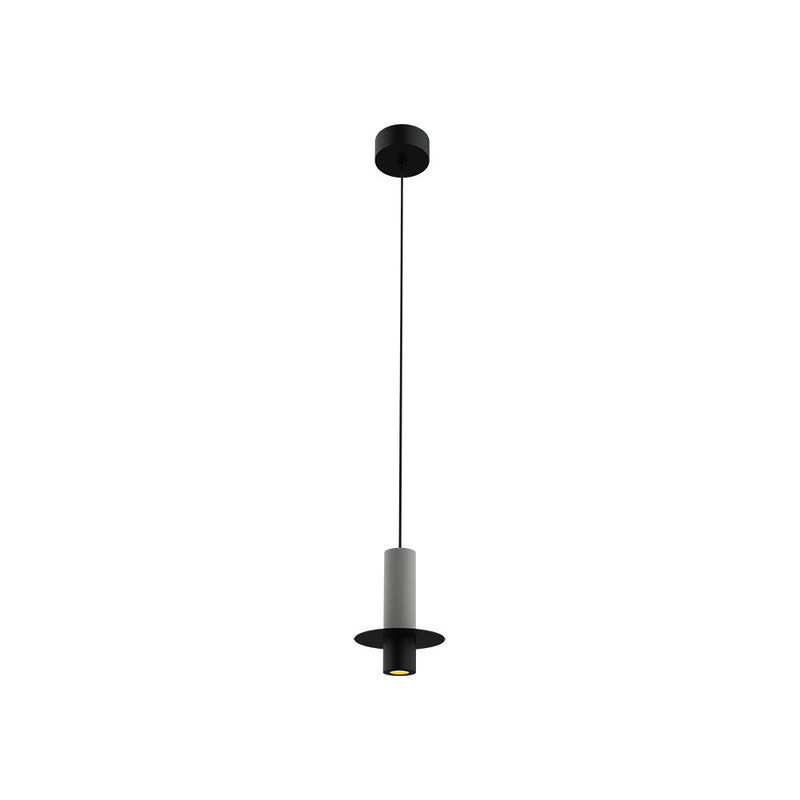 Suspension ZAMBELIS D110 6W DESIGN Noir et Beton 25378