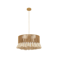 Suspension ZAMBELIS D400 E27 DESIGN Corde a Papier Sans Source 25334