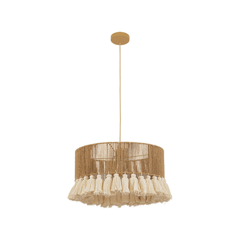Suspension ZAMBELIS D400 E27 DESIGN Corde a Papier Sans Source 25334