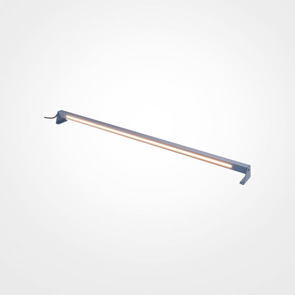 Edge grey outdoor light fixture