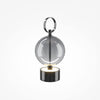 Double Moon black bedside lamp
