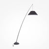 Campanula Black floor lamp