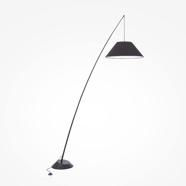Campanula Black floor lamp
