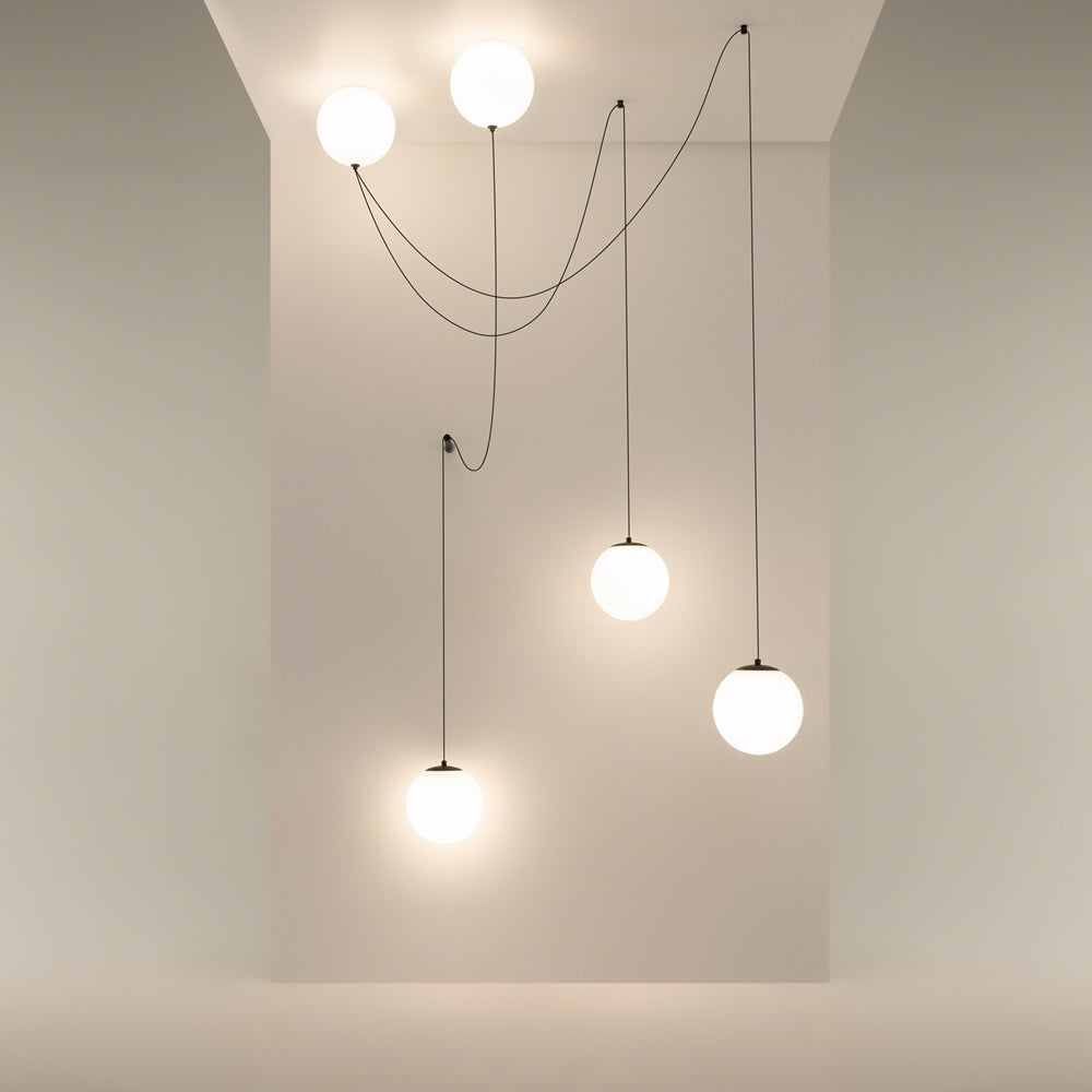 Twins Suspension luminaire noir