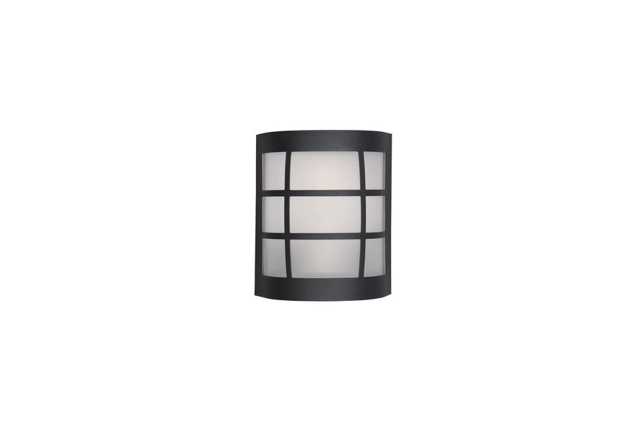 Applique extérieure Sintra noire mat, H 16,5 cm