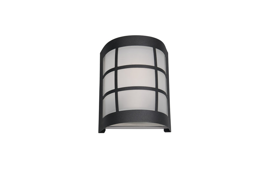 Applique extérieure Sintra noire mat, H 16,5 cm