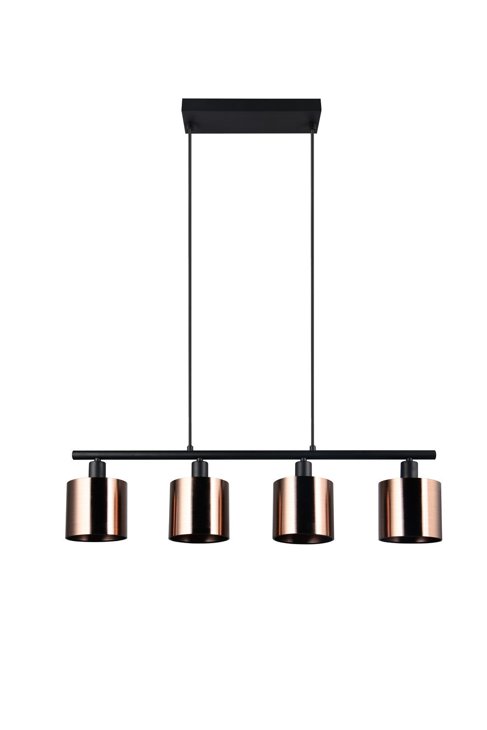 Suspension Jason 4 lumières bronze