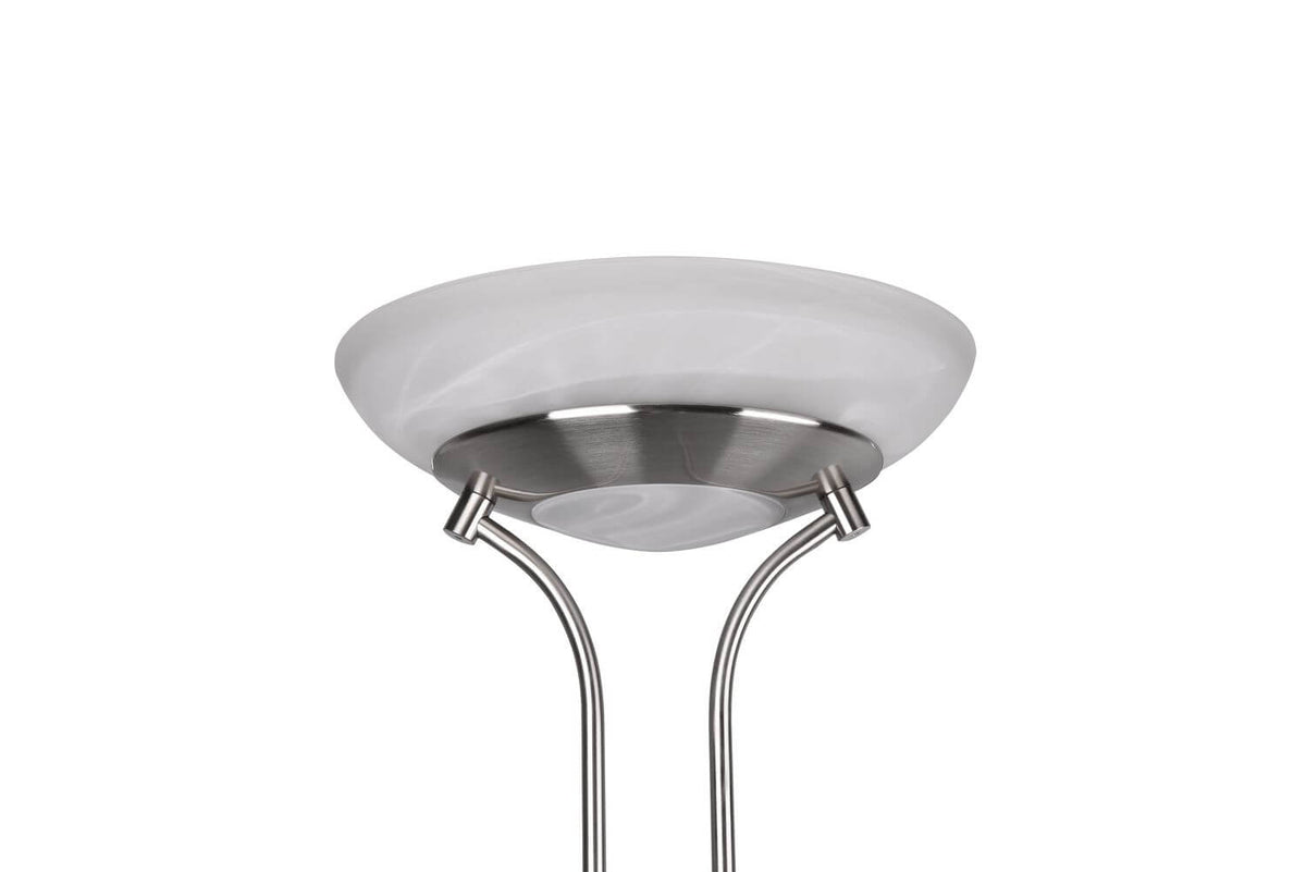 Lampadaire Orson nickel satiné