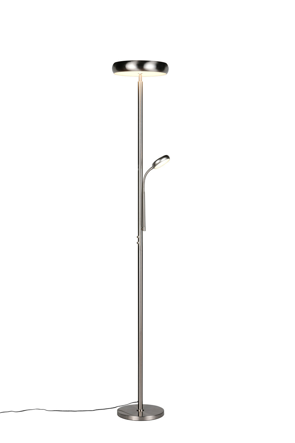 Lampadaire Palermo nickel satiné