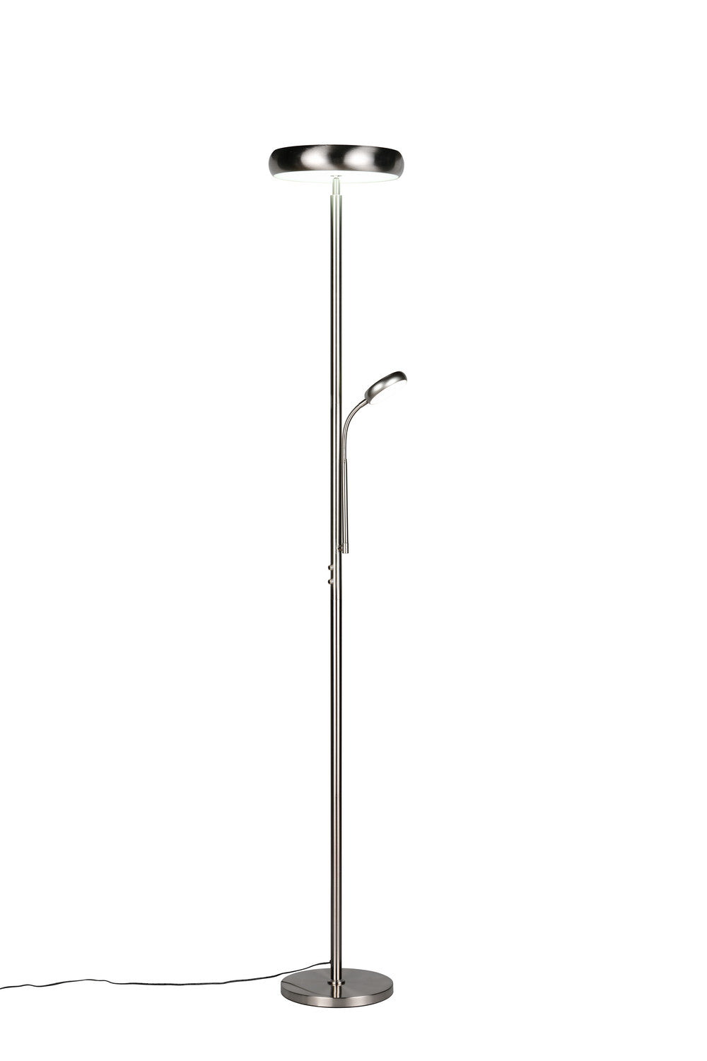 Lampadaire Palermo nickel satiné