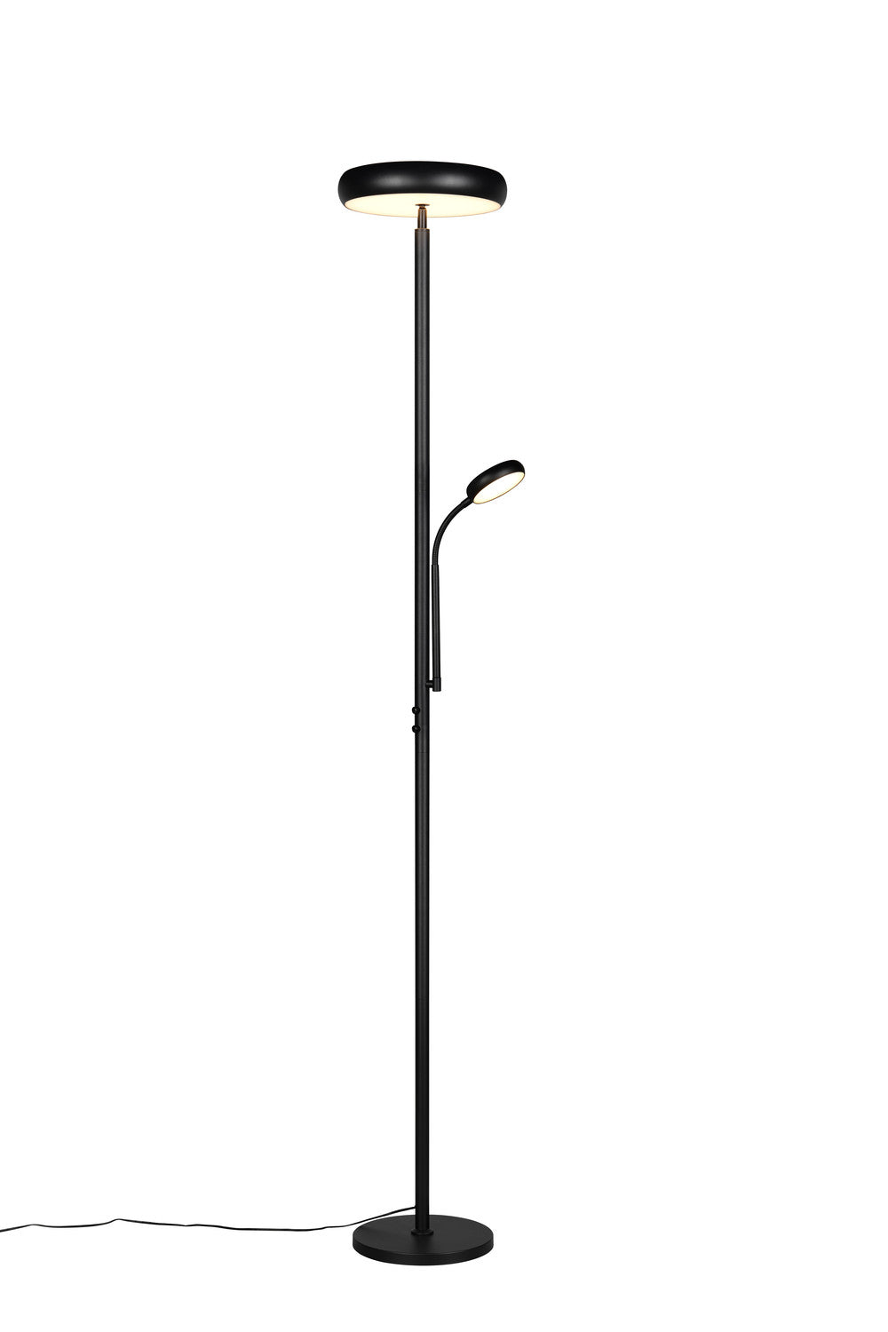Lampadaire Palermo noir mat