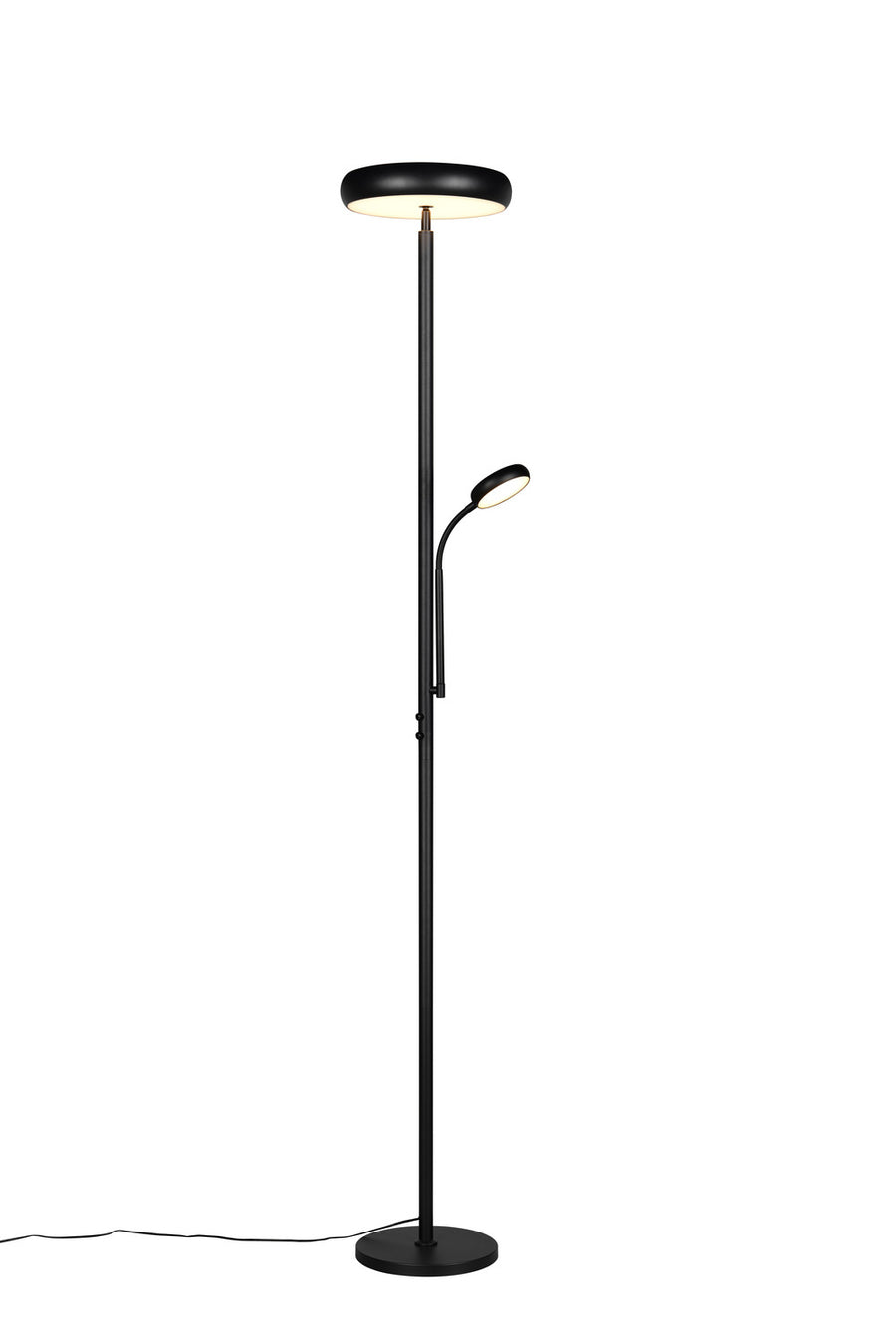 Lampadaire Palermo noir mat